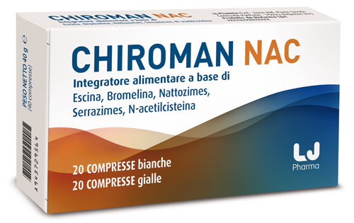 Chiroman nac 20 compresse + 20 capsule - lj pharma srl