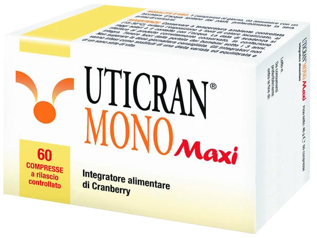 Uticran mono maxi 60 compresse - natural bradel srl