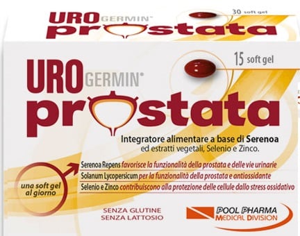 Urogermin prostata 15 capsule soft gel - pool pharma srl