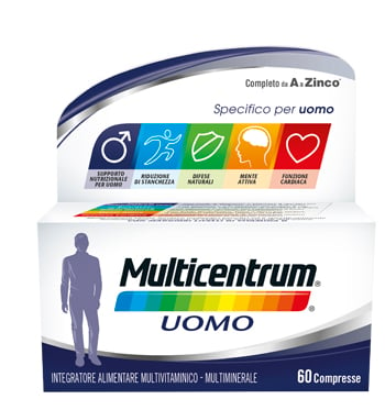 Multicentrum uomo 60 compresse - pfizer italia