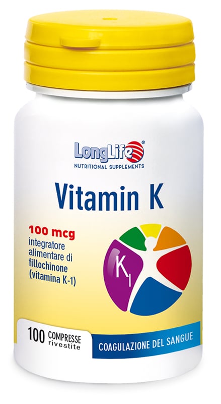 Longlife vitamin k 100mcg 100 compresse