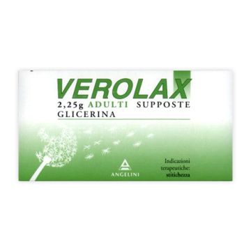 VEROLAX ADULTI 18 SUPPOSTE GLICERINA 2,25 g