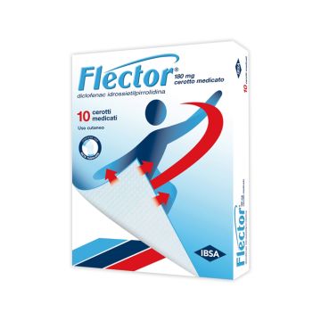 FLECTOR 10 CEROTTI MEDICATI 180 mg