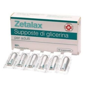 ZETALAX ADULTI 18 SUPPOSTE GLICERINA 2250 mg