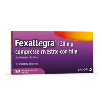 FEXALLEGRA 120 MG 10 COMPRESSE RIVESTITE - SANOFI SPA