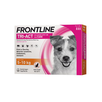 FRONTLINE TRI ACT 3 PIPETTE 1 ML CANI 5-10 KG MERIAL