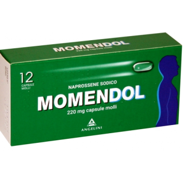 MOMENDOL 12 capsule molli 220 mg - ANGELINI SpA - 