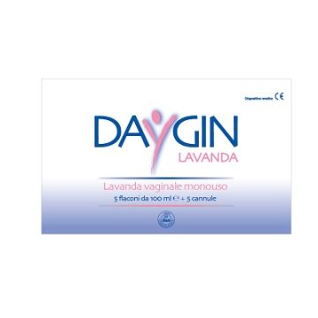 Daygin lavanda vaginale 5 flaconi da 100 ml + 5 cannule - 