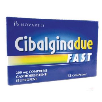 CIBALGINA DUE FAST 12 COMPRESSE 200 mg - 