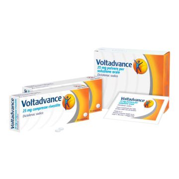 VOLTADVANCE 10 COMPRESSE RIVESTITE 25 mg - 
