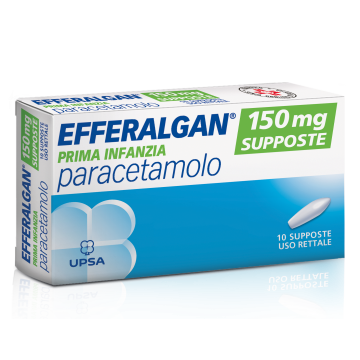 EFFERALGAN PRIMA INFANZIA 10 SUPPOSTE 150 mg - 
