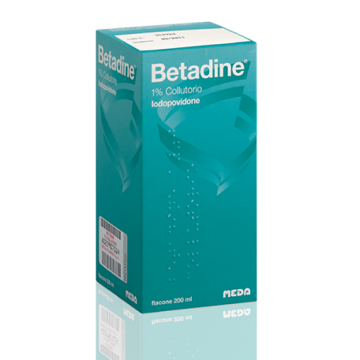 Meda Pharma Betadine Collutorio 1% Flacone 200 ml - 
