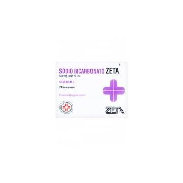 SODIO BICARBONATO ZETA 20 COMPRESSE 500 mg - 
