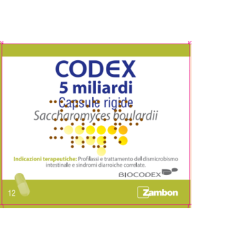 CODEX 5 MILIARDI 12 CAPSULE RIGIDE 250 mg - BIOCODEX - 