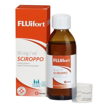 Fluifort Sciroppo 9% 90MG/ML Con Misurino 200ml DOMPE` FARMAC - 