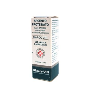 ARGENTO PROTEINATO 0,5% BAMBINI GOCCE NASALI - AURICOLARI 10 ml - 