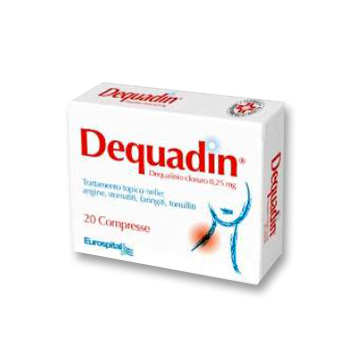 DEQUADIN 0,25 mg 20 COMPRESSE - 