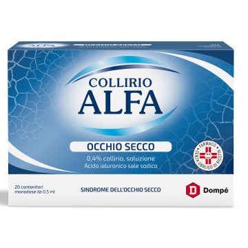 Collirio Alfa Occhio Secco 20 Flaconcini 0,5ml  DOMPE' FARMACEUTICI - 