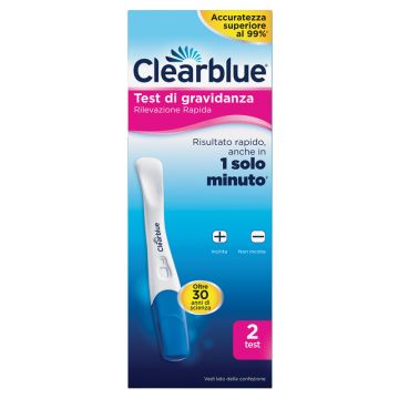 Clearblue Test di gravidanza Rilevazione Rapida Early visual stick - 2 Pezzi - 