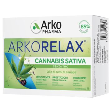 Arkorelax cannabis sativa30cpr - 