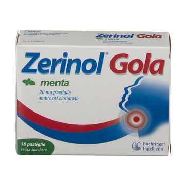 ZERINOL GOLA MENTA 20 mg 18 PASTIGLIE - SANOFI SPA - 