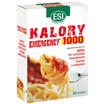Esi Kalory Emergency 1000 Integratore Abbatti Calorie 24 Ovalette - 