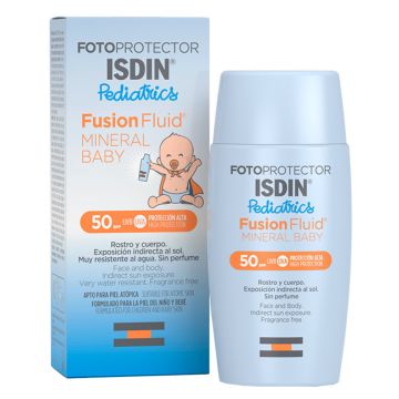 FOTOPROTECTOR PEDIATRICS FUSION FLUID MINERAL BABY SPF 50+ 50 ML - ISDIN SRL - 
