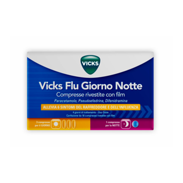 VICKS FLU GIORNO NOTTE 12 + 4 COMPRESSE - PROCTER_GAMBLE SRL - 