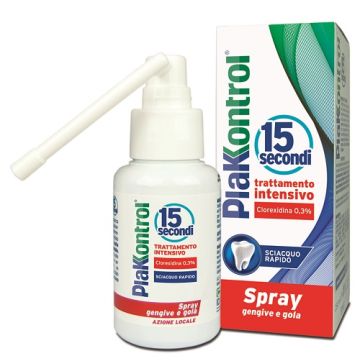 Plakkontrol 15 secondi collutorio spray 50 ml - 