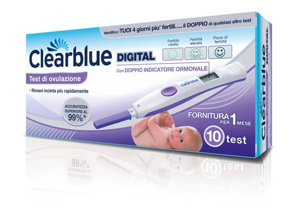 Clearblue test ovulazione digitale avanzato 10 stick test