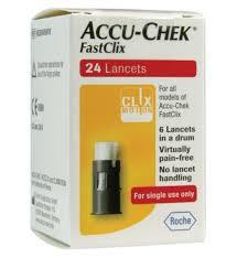 Accu-chek fastclix 24 lancets