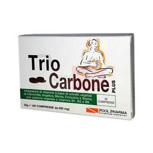 Triocarbone plus 40 compresse - pool pharma srl